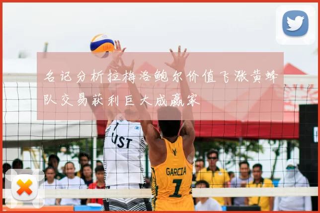 名记分析拉梅洛鲍尔价值飞涨黄蜂队交易获利巨大成赢家
